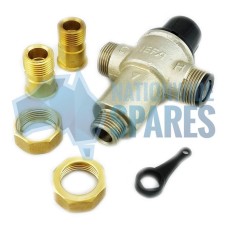 HW009 Tempering Valve 15Mm Male Compression Bl